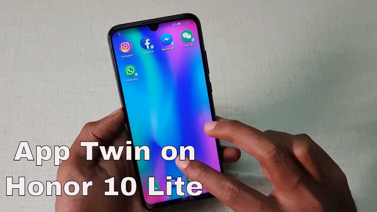 Honor 10 Lite : How to use Dual Apps (App Twin)