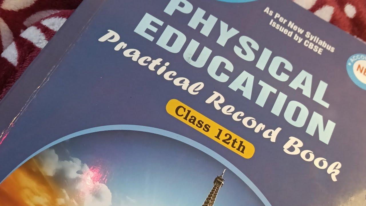 Physical education lab manual class 12th | practical record book | class 12th 