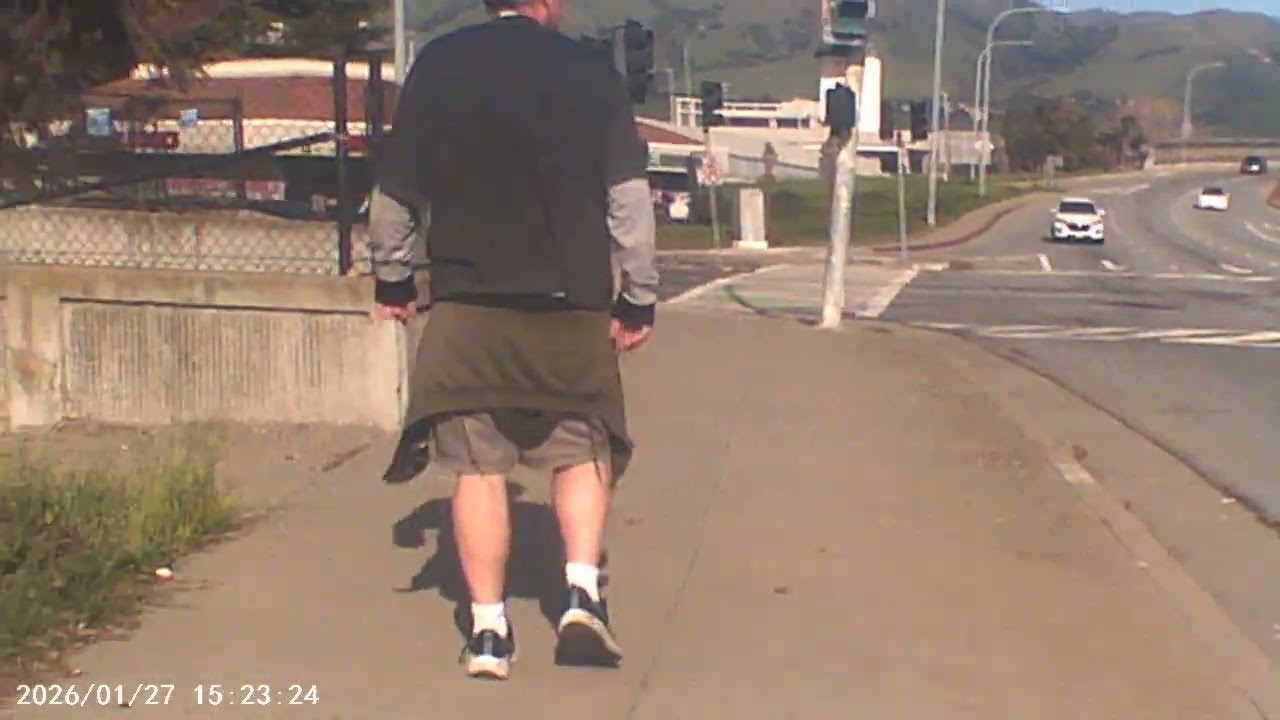 Weekend cloudy and very cold weather in California, USA