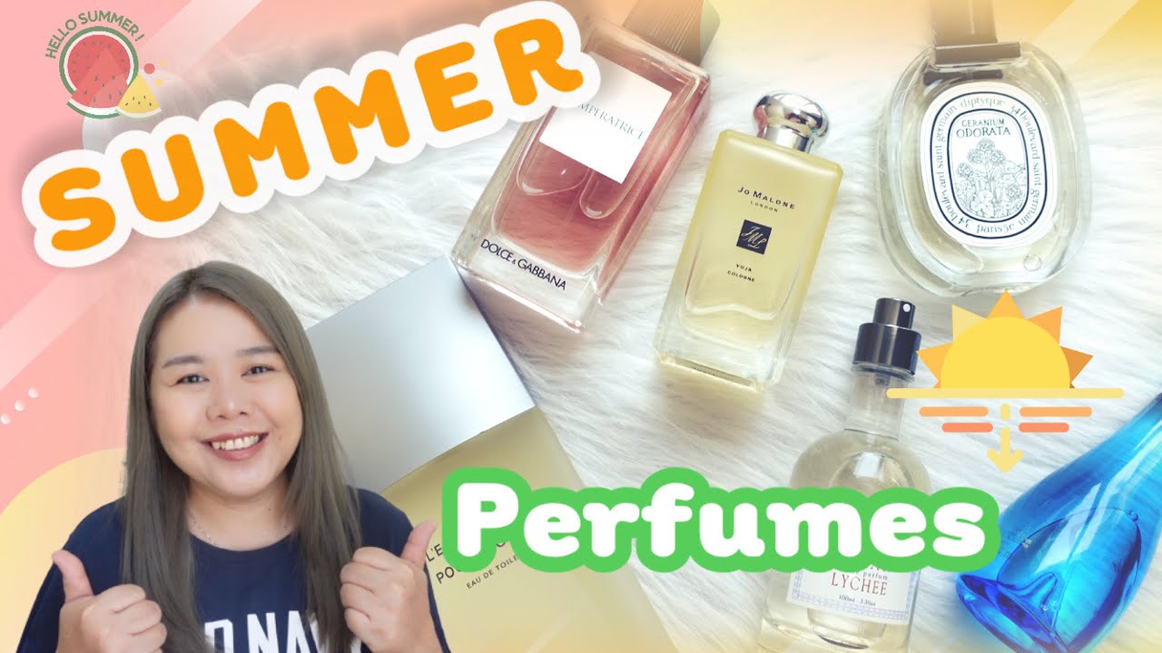 SUMMER PERFUMES ☀️☀️|น้ำหอมที่ใช้ในหน้าร้อน 2022|coolple channel
