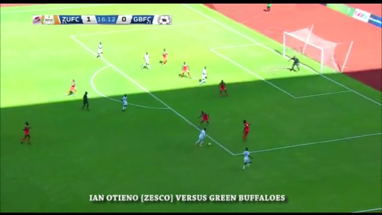 Ian Otieno (Zesco United) Versus Green Buffaloes