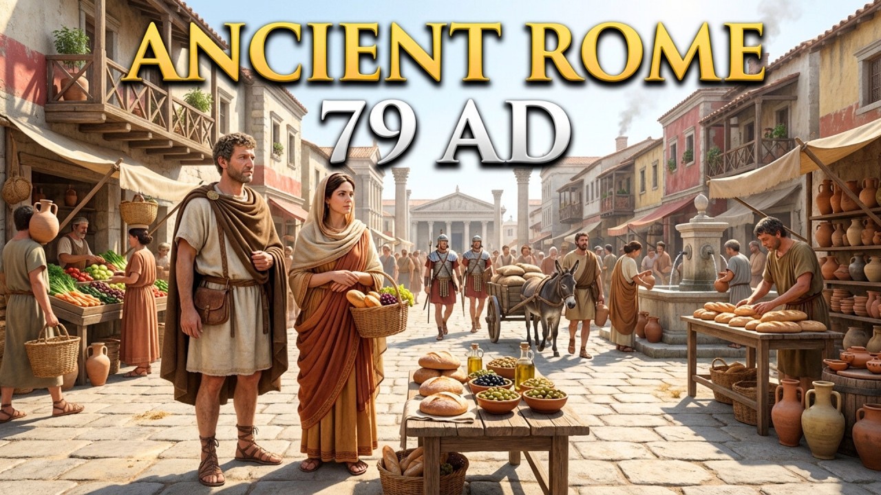 What It Was Actually Like to Live in Ancient Rome (79 AD) | Relaxation Bedtime History