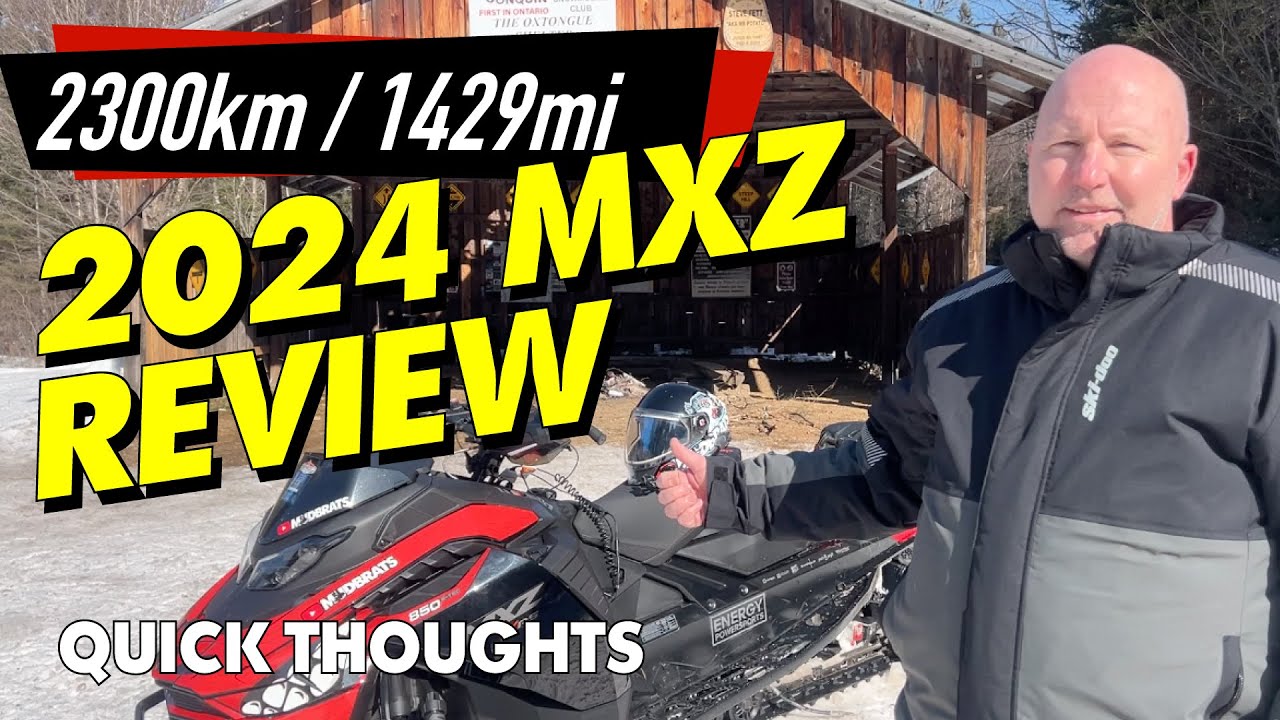 2024 #skidoo MXZ 137 End of Season #snowmobile REVIEW #snowmobiling