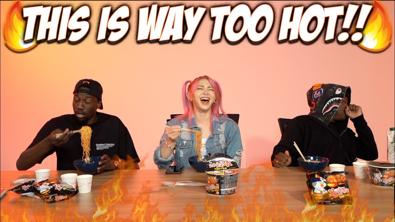Trying Spiciest Noodles in Korea ft AleXa (MUKBANG ASMR)