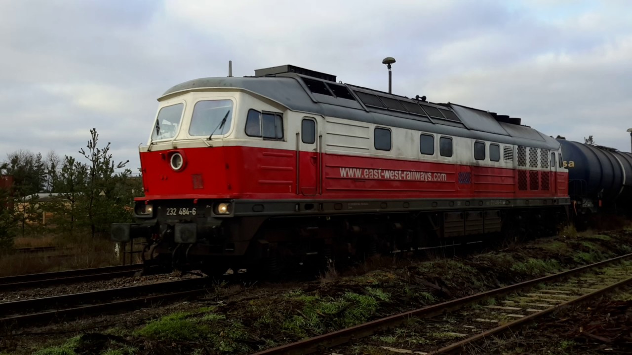 15.12.2016 - Milmersdorf - 232 484 bei der Durchfahrt Richtung Eberswalde
