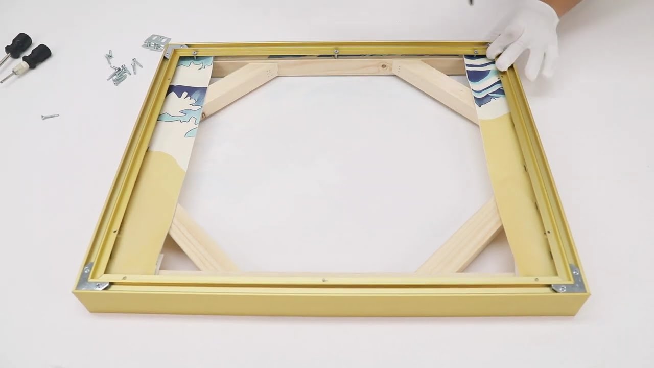 FOLKOR Metal Floating FrameStep-by-step Assembly Instruction