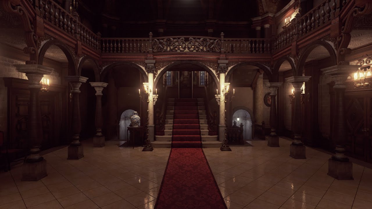 Resident Evil Remake Spencer Mansion recreated with Unreal Engine 4