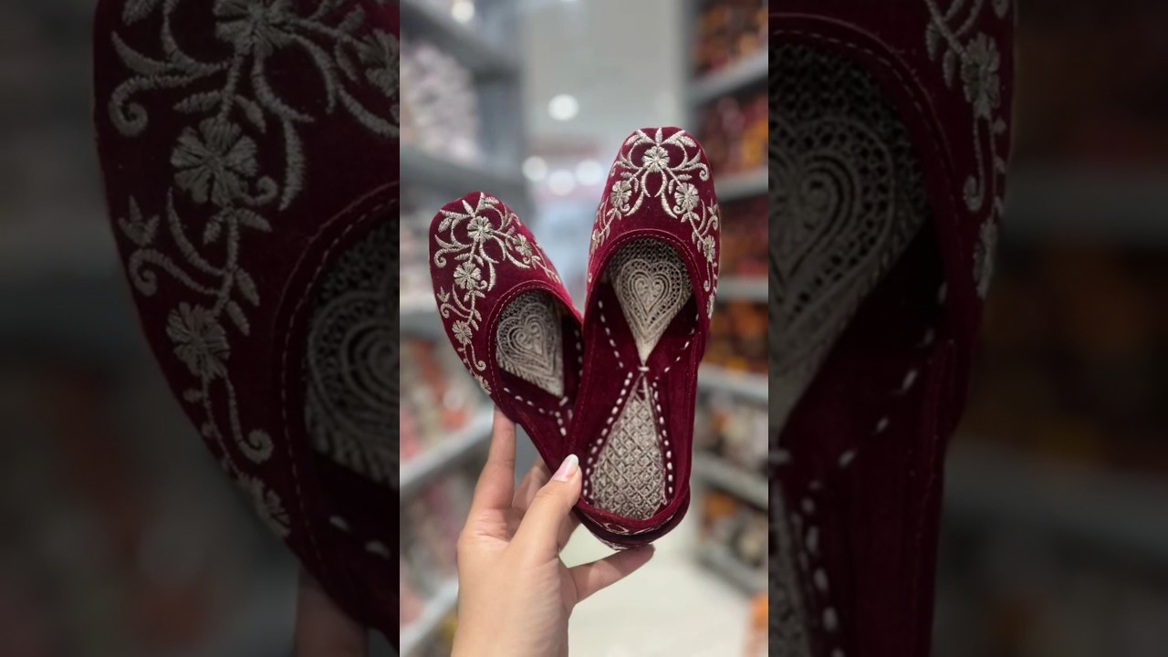 Handcrafted Silver Jari Khussa Jutti &ndash;👠Trending Ethnic Women&rsquo;s Footwear 2025 #fashion#trending💕