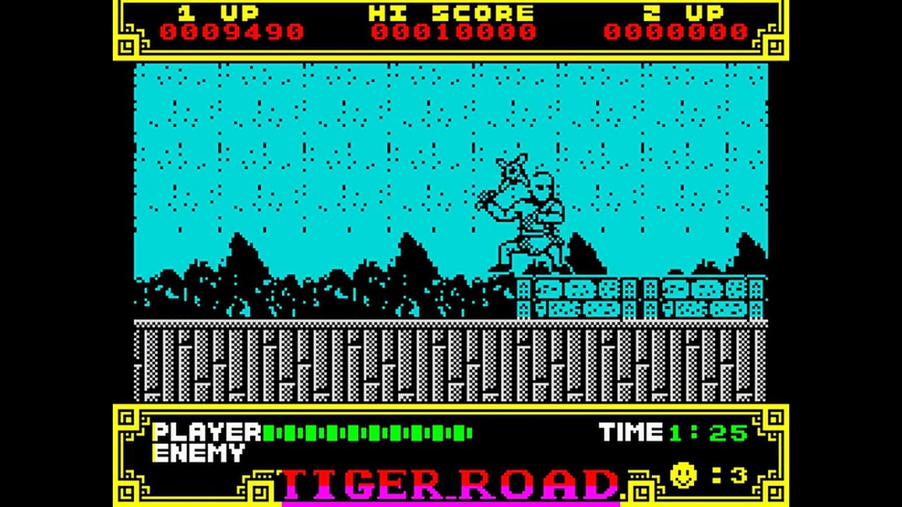 ZX Spectrum Longplay [231] Tiger Road (EU)