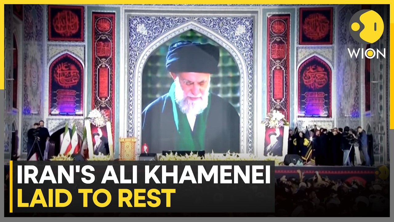 Iran's Supreme Leader Ali Khamenei Buried In Mashhad Following State Funeral | WION News