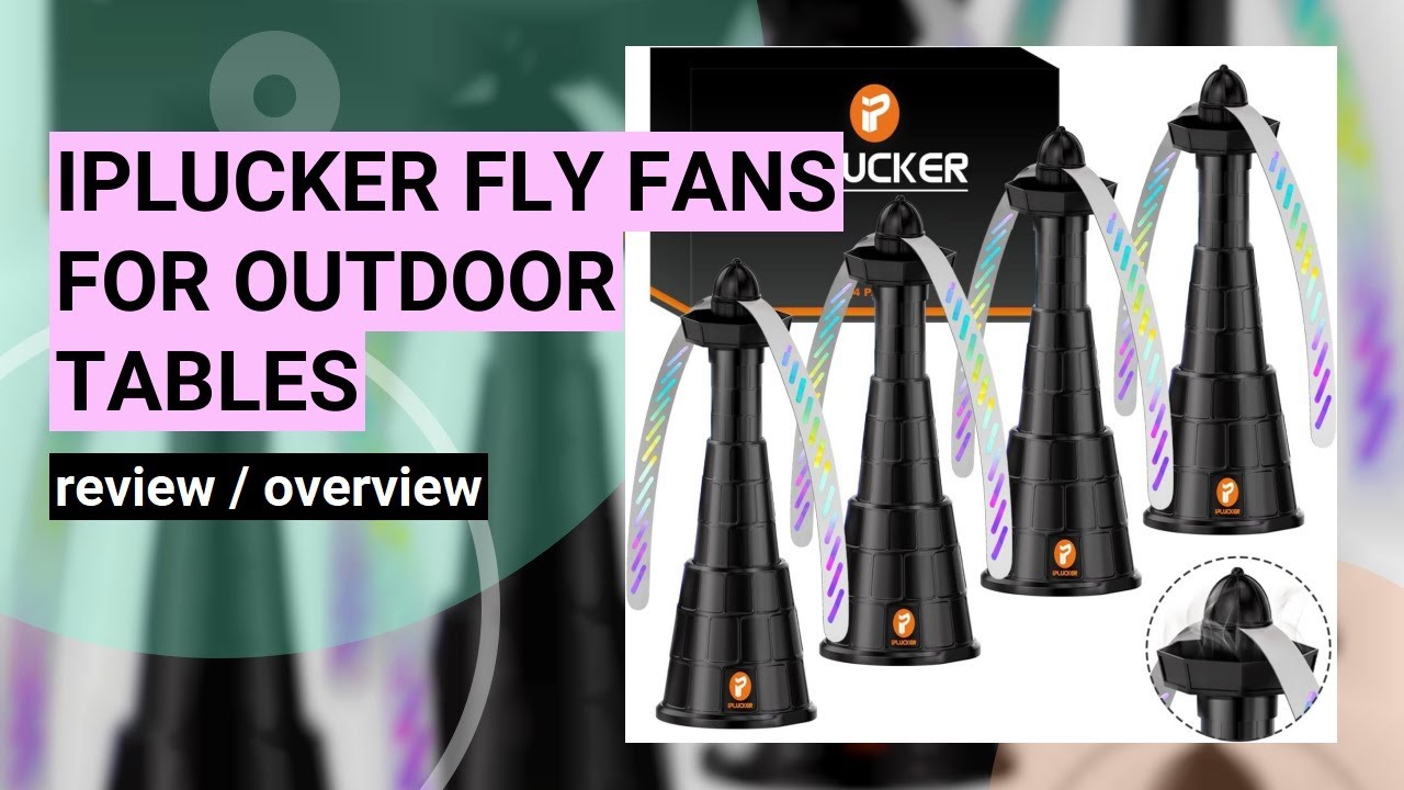 Reviewing the IPLUCKER Fly Fans: The Ultimate Outdoor Table Solution!