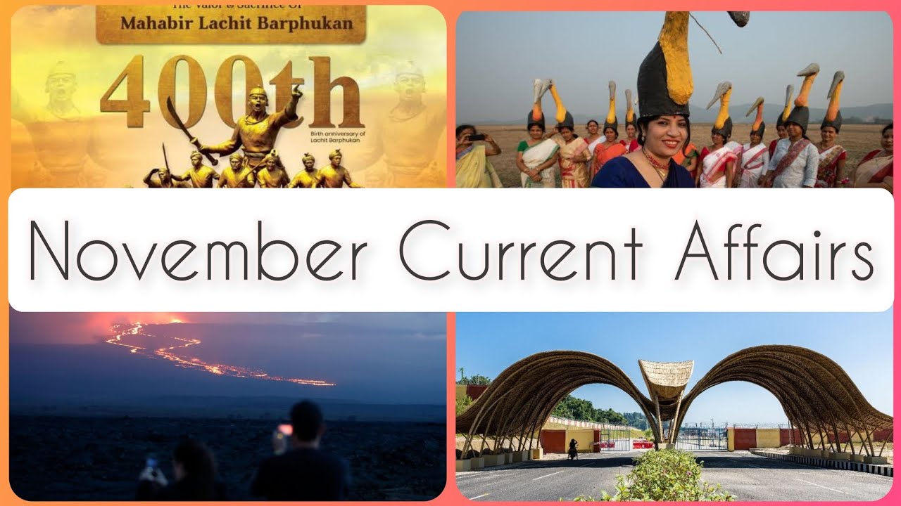 November 2022 | Monthly current affairs | Target APSC 2023