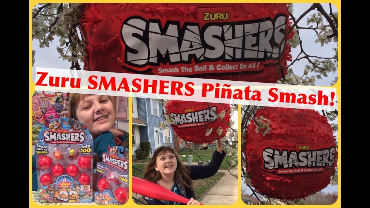 HUGE Zuru Smashers Opening Surprise Smash Ball Pinata Series 1 Sports Toys &ndash; Unboxing & Review