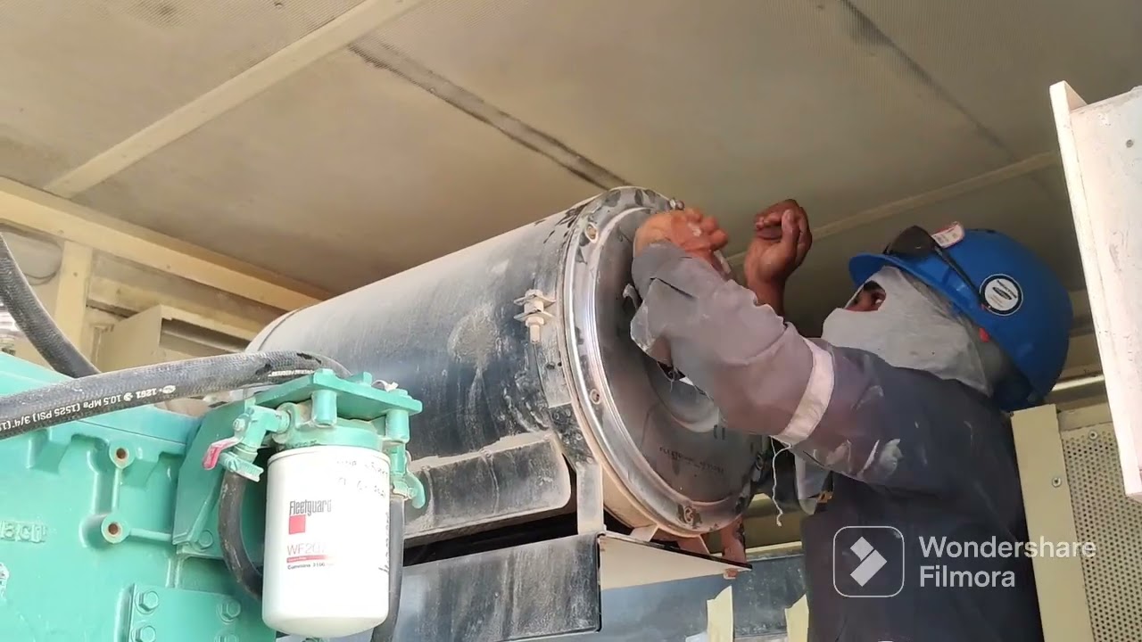 Full Service of The 800KVA Diesel Generator.