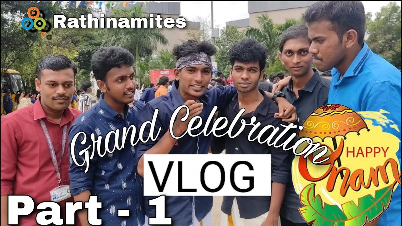 Onam Celebration VLOG Part -1 | Rathinamites | Lots of Funs and Entertainments | Clg life✨