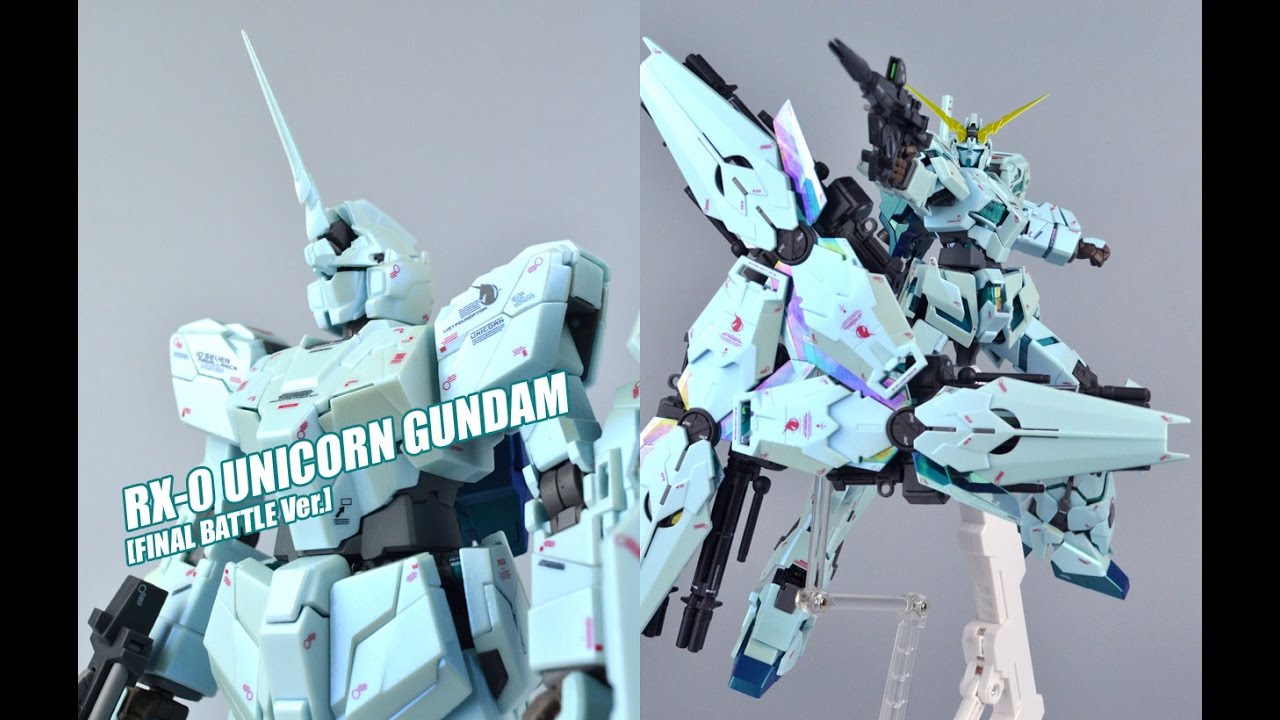 【评头论足】BANDAI万代 超合金FIX RX-0 UNICORN GUNDAM [FINAL BATTLE Ver.]独角兽高达最终决战样式 gunpla review