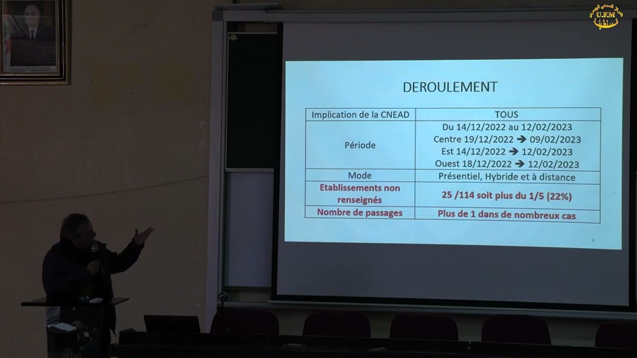 Déroulement des audits et lancement des EAD Dr khaled –dr  Benmansour abdel krim dr mekhncha djamel