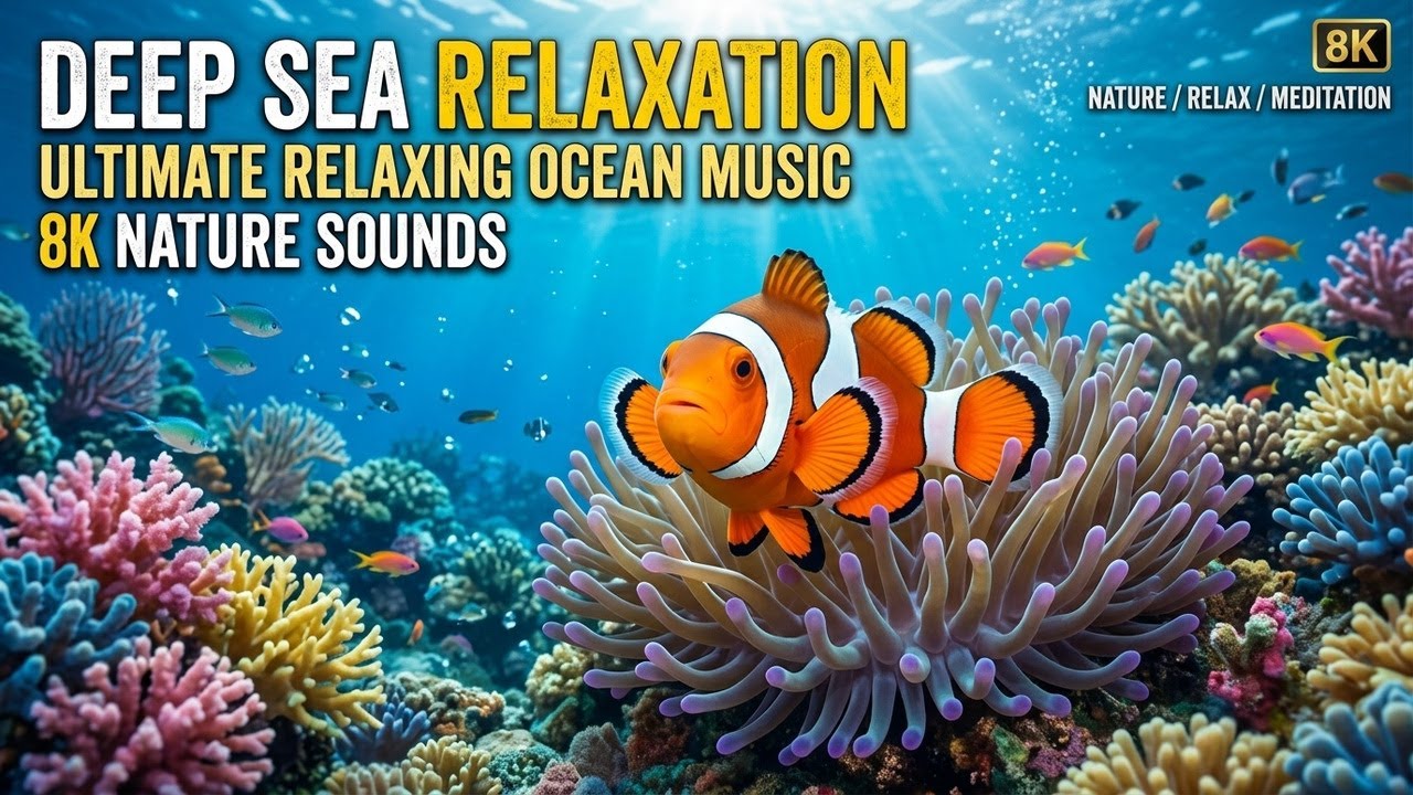 Deep Ocean Night 🌊 • Soothing Relaxation Music for Sleep 😴 • Gentle Wave Echo ✨