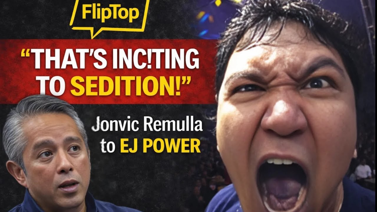 FlipTop | '𝐓𝐇𝐀𝐓’𝐒 𝐈𝐍𝐂!𝐓𝐈𝐍𝐆 𝐓𝐎 𝐒𝐄𝐃!𝐓𝐈𝐎𝐍!' - Jonvic Remulla to EJ POWER