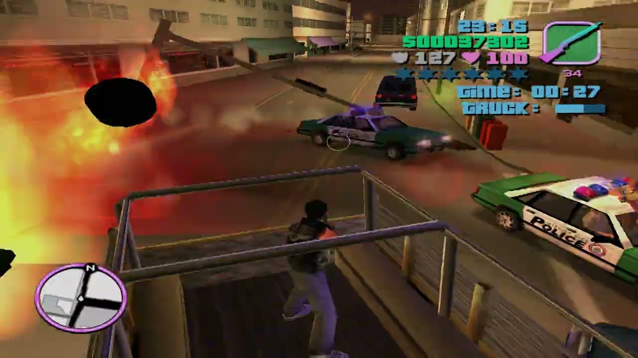 Playing as Biker in GTA: Vice City (new missions mod)