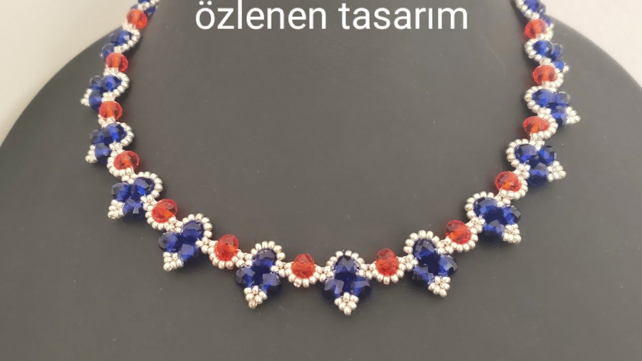 KOLAY KRİSTAL KOLYE YAPIMI & EASY CRYSTAL NECKLACE MAKİNG