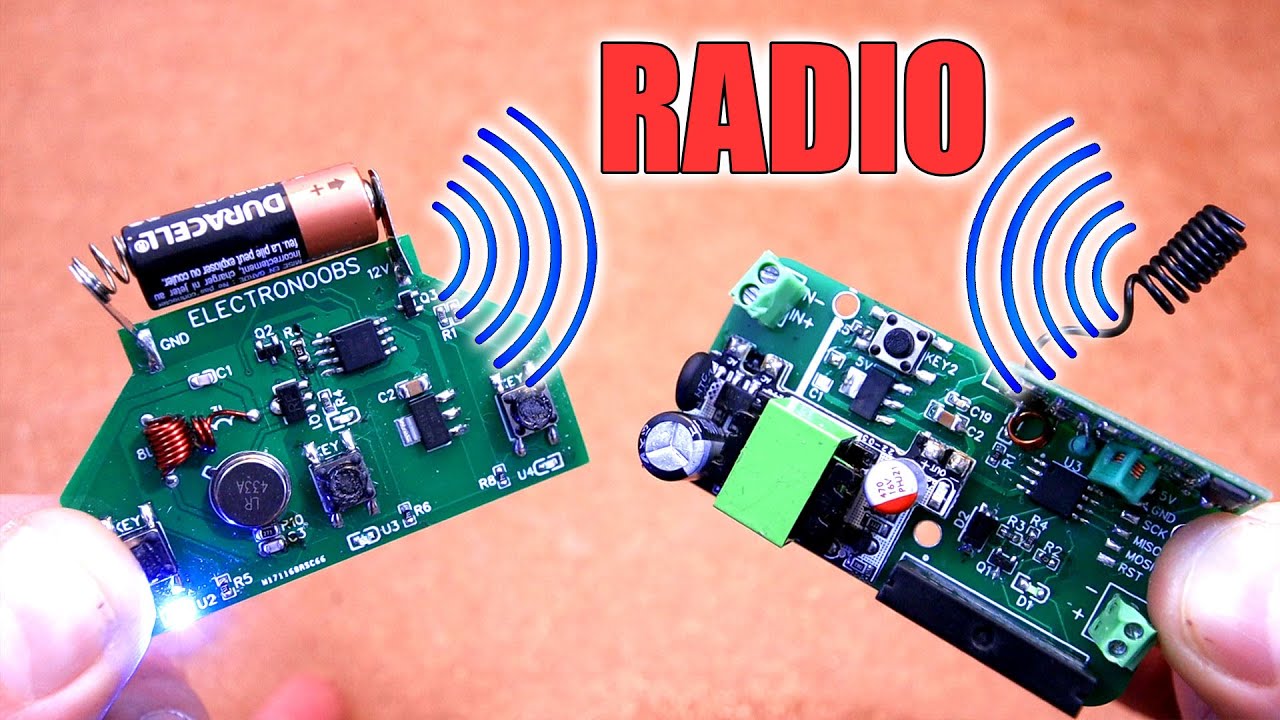Control Luces Con Radio a Distancia - PCB de 433Mhz