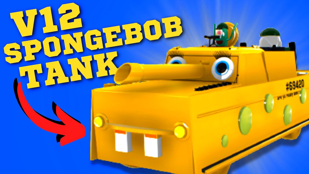 WE TURNED SPONGEBOB INTO A TANK (Automation | BeamNG)