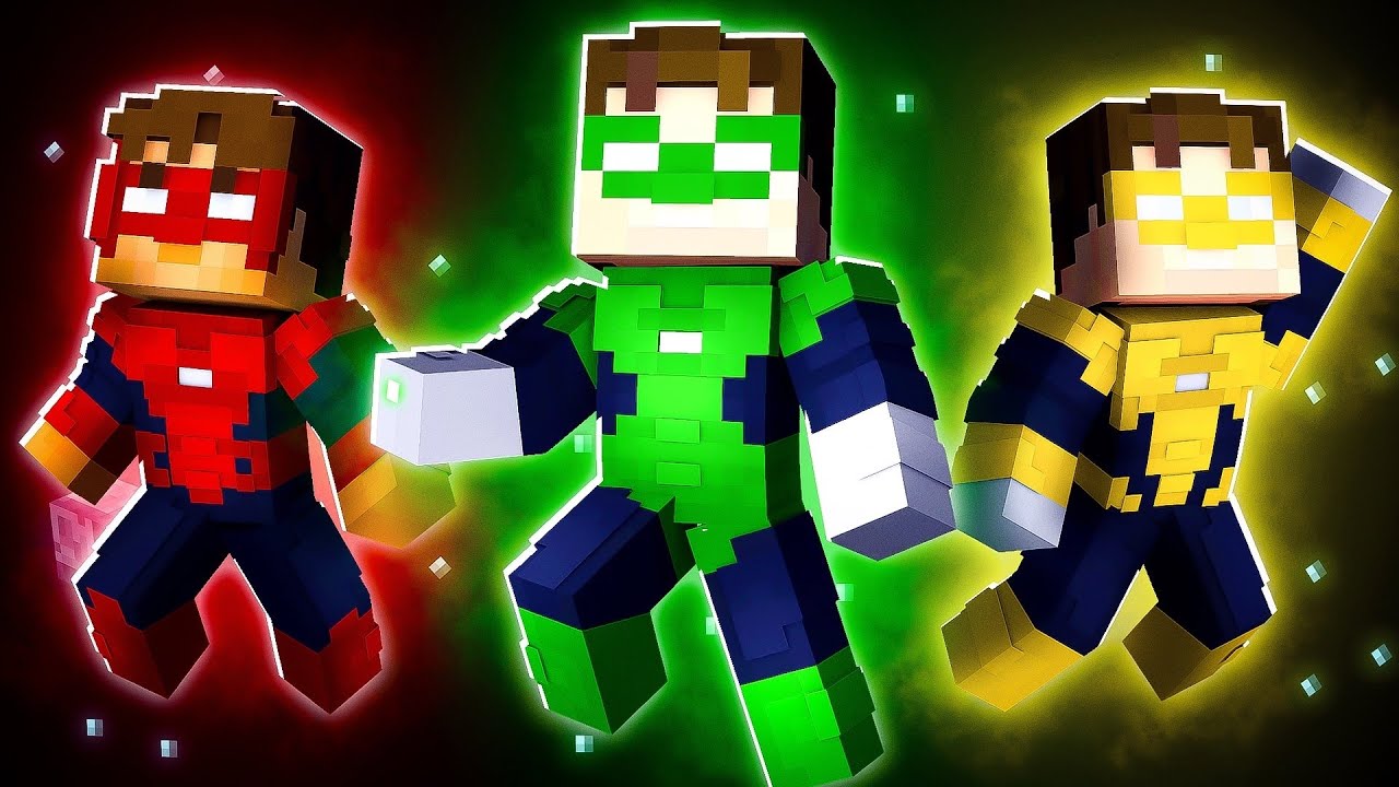 Все КОЛЬЦА-ФОНАРЯ в моде «Зелёный Фонарь» для Minecraft