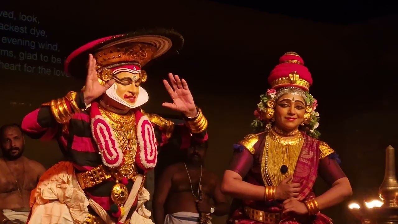 A snippet from the  dress rehearsal of Mricchakatikam kutiyattam.