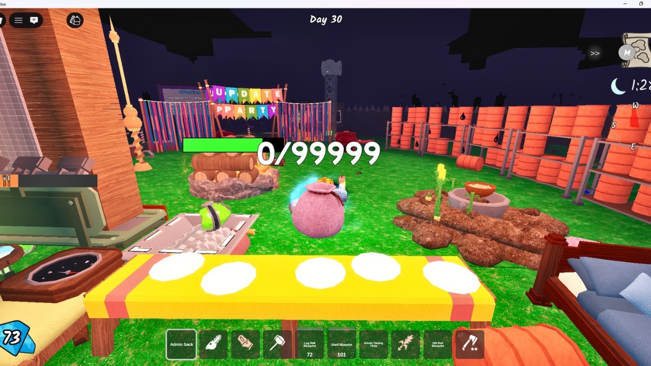 Update party 99 nights in the forest