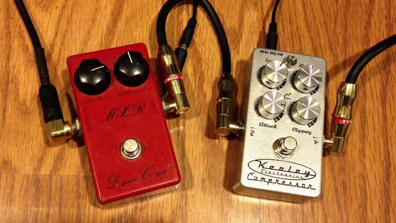 Vintage 1977 Dyna Comp vs Keeley Compressor