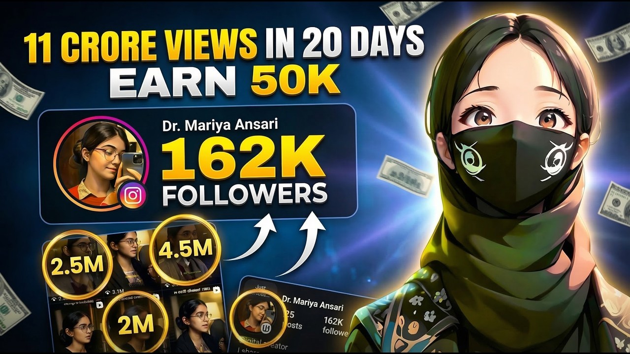 AI Content Tutorial for Beginners | 10 Crore Views + ₹50K in Just 20 Days