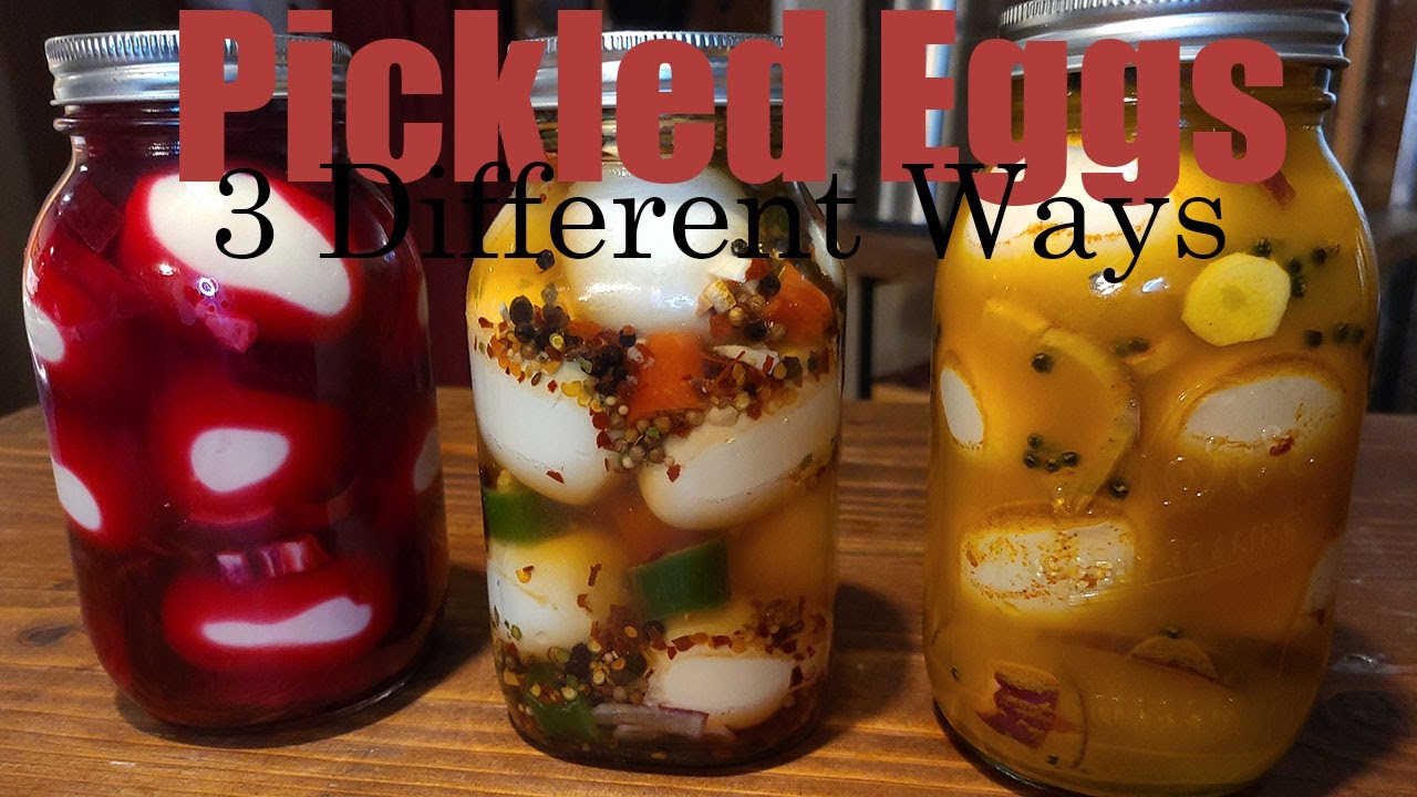 Make 3 different kinds of Pickled Eggs with us!