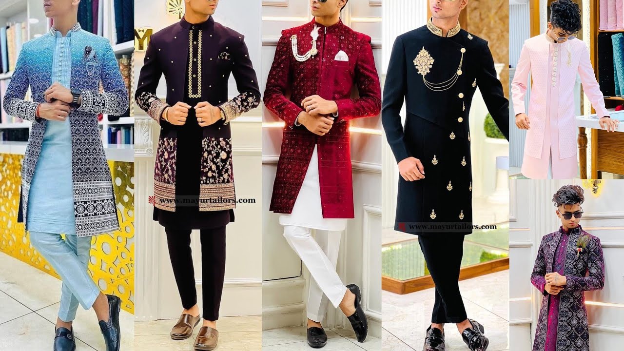 Wedding Outfit For Men | Indowestern For Men | New Stylish 2024 Kurta Pajama With Open Indo-Western