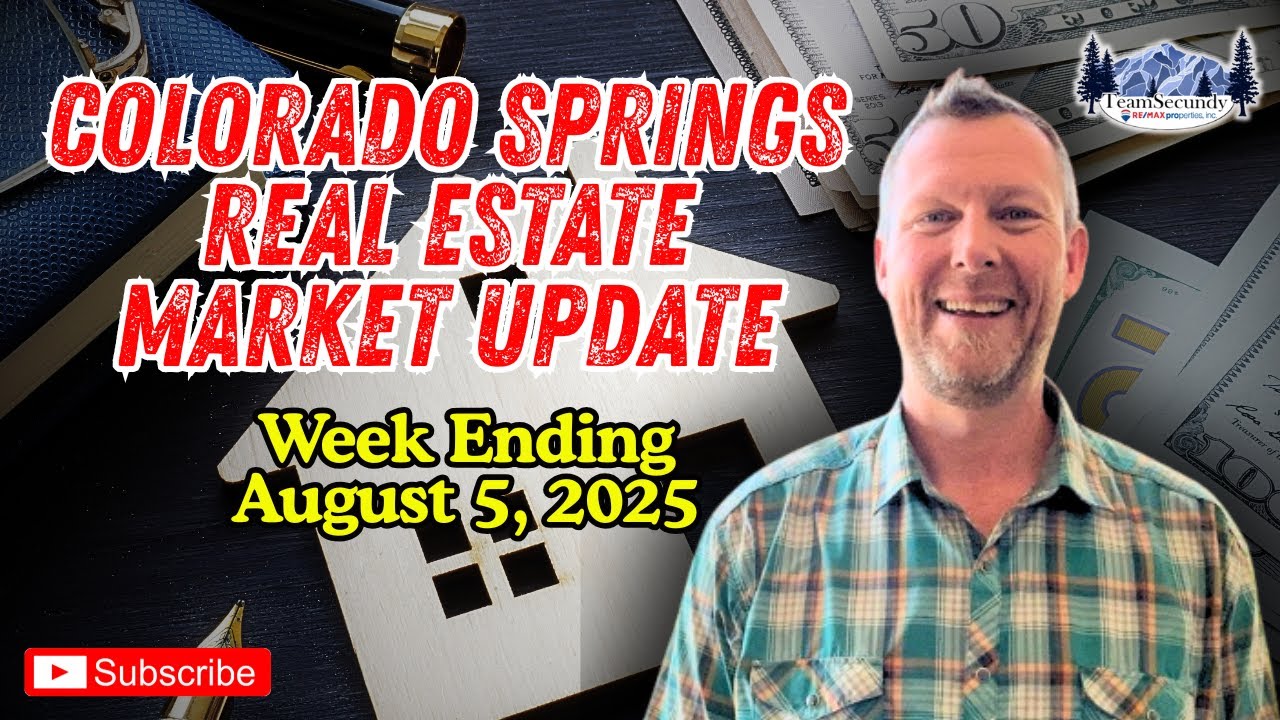 Colorado Springs Real Estate Market Update | Week Ending August 5, 2025