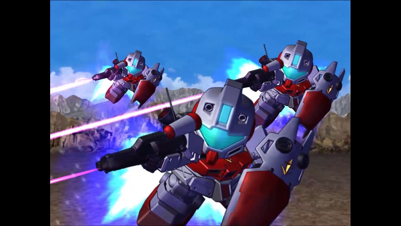 SD Gundam G-Generation Spirits - GM Command All Animations