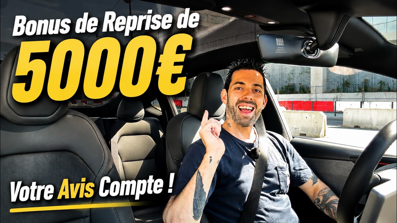Tesla Model Y : 5000&euro; de Bonus de reprise ! (+ Votre avis)