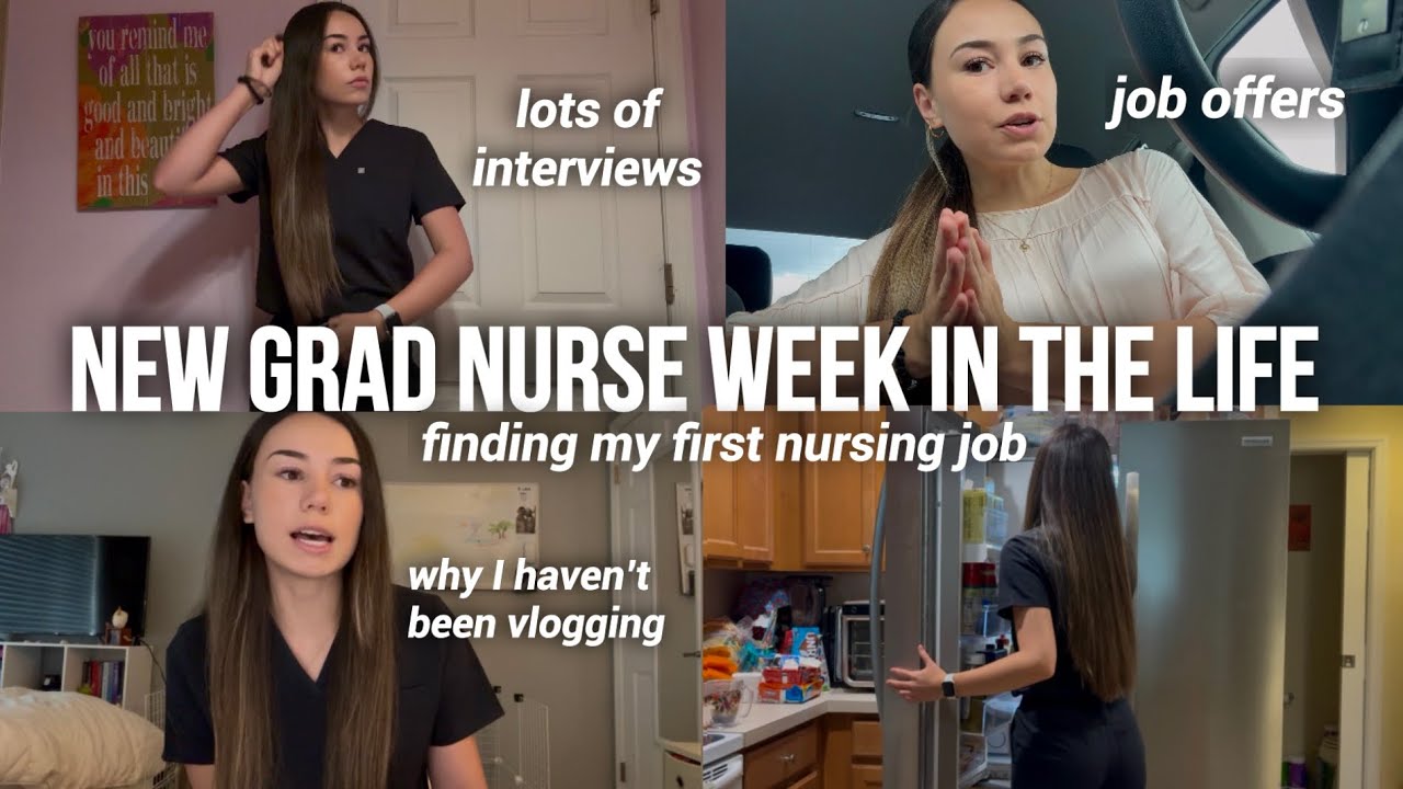 New Grad Nurse Week in the Life | interviews, job offers, life updates 