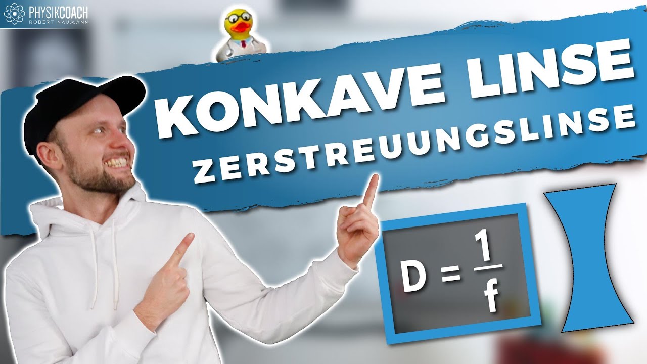 Konkave Linse berechnen (Zerstreuungslinse) || Physik f&uuml;r Mediziner || Physik Grundlagen