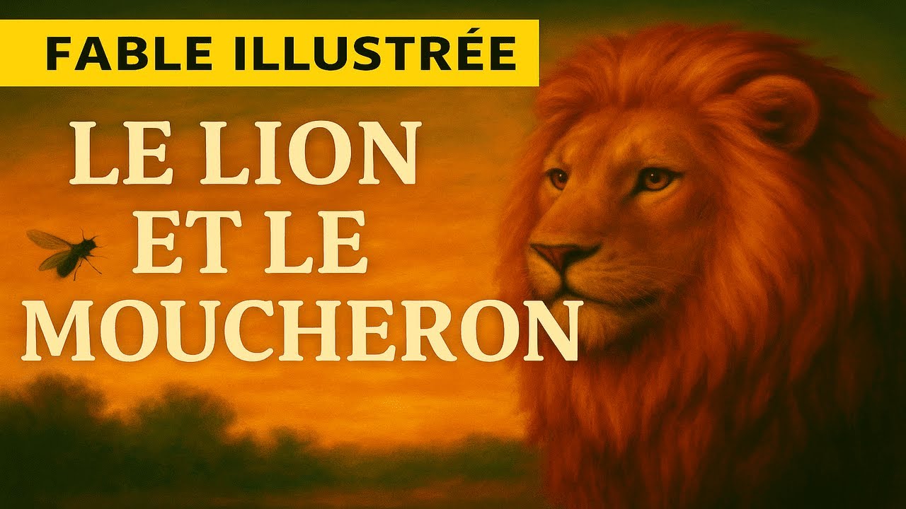 Le Lion et le Moucheron 🦁🦟 | Fable illustrée de Jean de La Fontaine