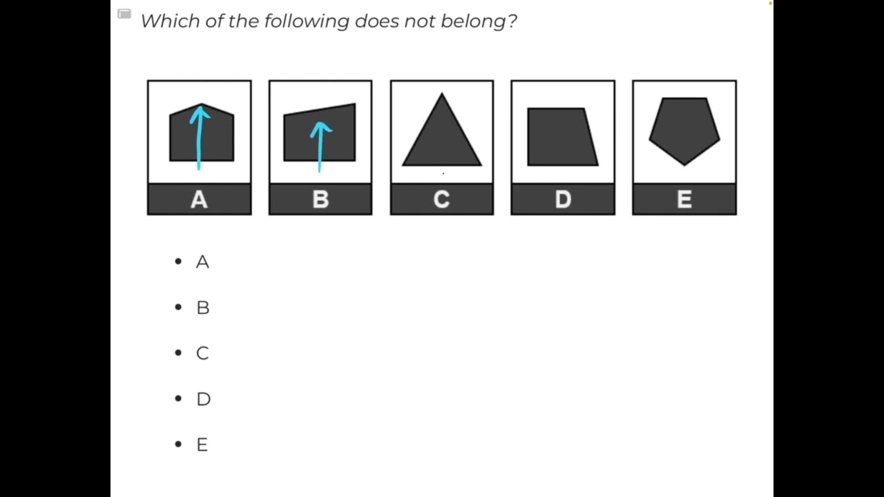 Finding the Odd One Out Free Test Solution 9