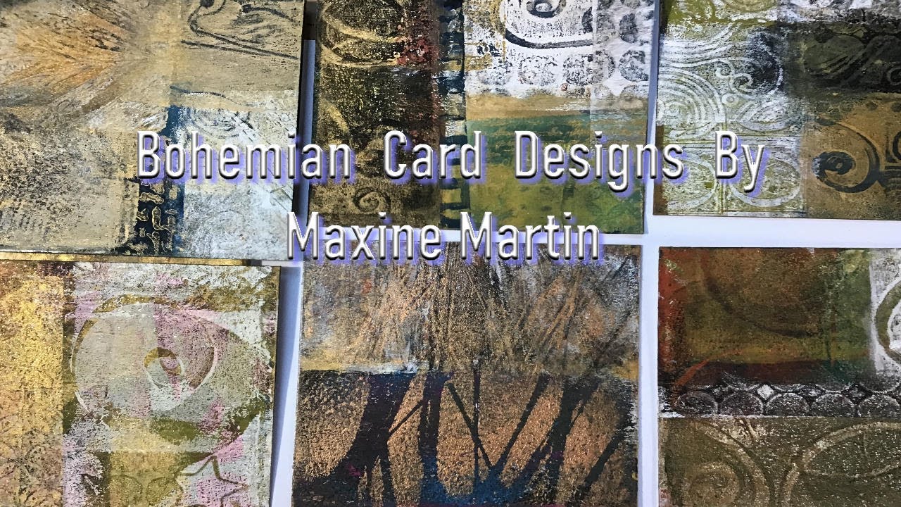 Art Lesson Create Bohemian style Cards