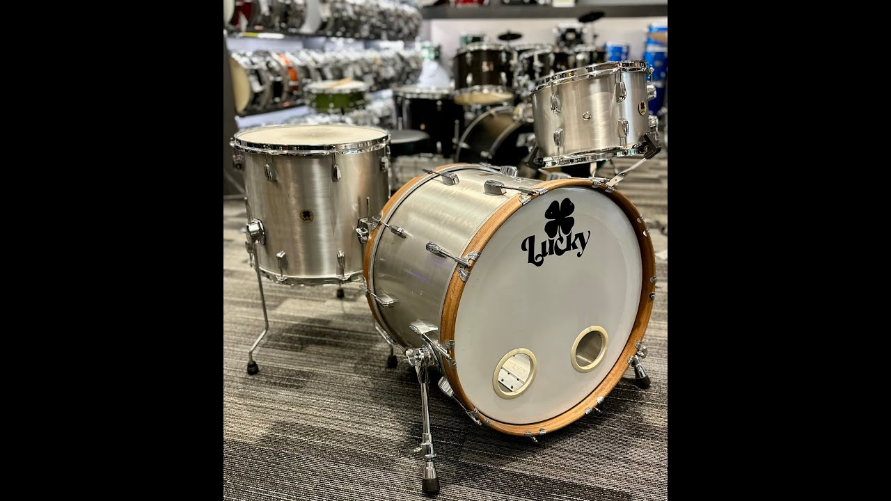 Lucky Drum Company Aluminum Drum Kit Demo