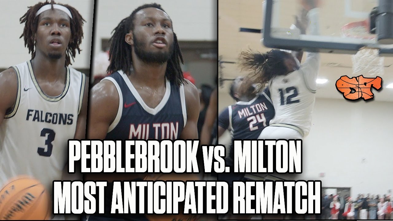WINNER GOES TO FINAL 4 !!! Pebblebrook vs. Milton in the MOST ANTICIPATED REMATCH
