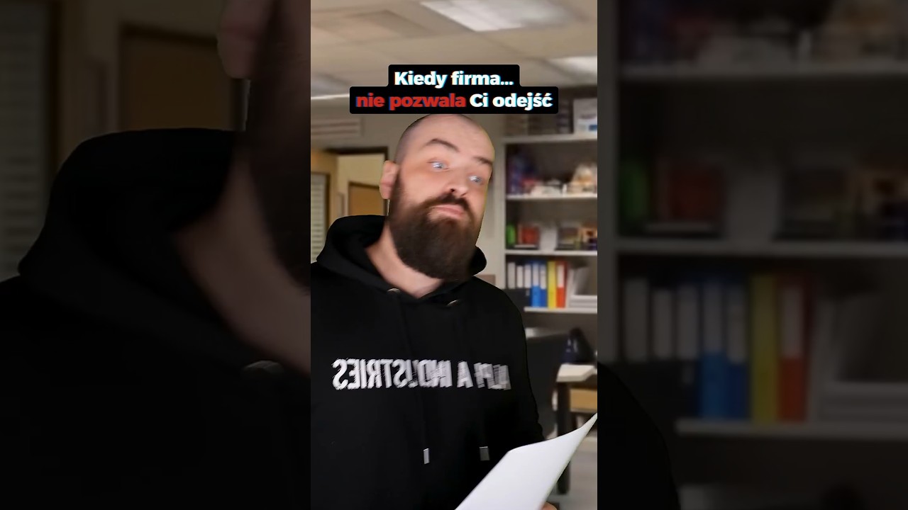 Kiedy firma nie pozwala CI odejść...  #career #work #careeradvice