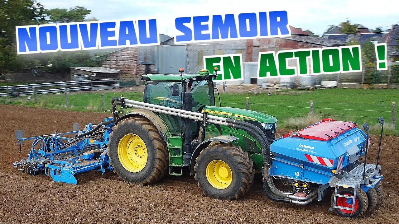 NOUVEAU Semoir LEMKEN: Vous n'êtes PAS Prêt ! | Rampe de 4.50m avec trémie avant !! 🤩🤩