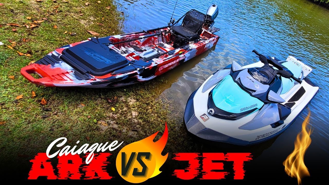 TESTE DE NAVEGAÇÃO E VELOCIDADE CAIAQUE ARK 1290 | Ark 1290 vs Jet | CAIAQUE ARK 1290 UL