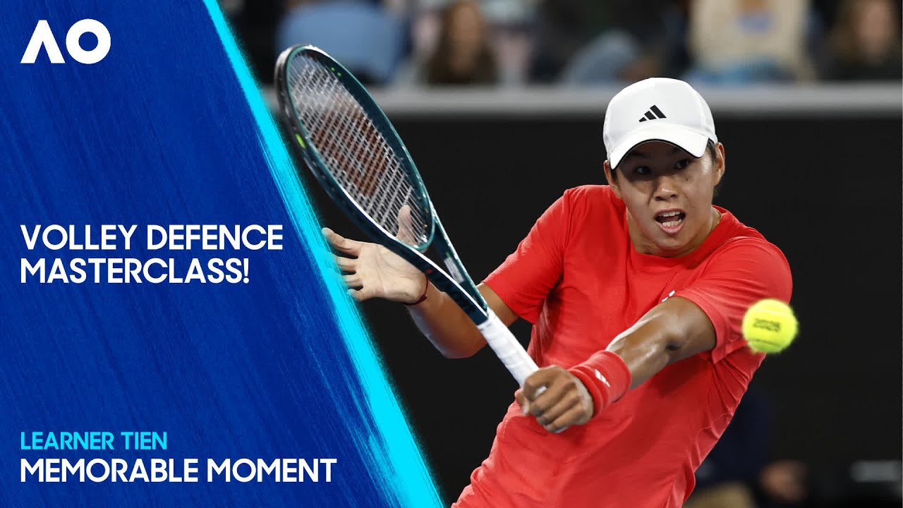 Learner Tien Somehow Wins this Point | Australian Open 2025