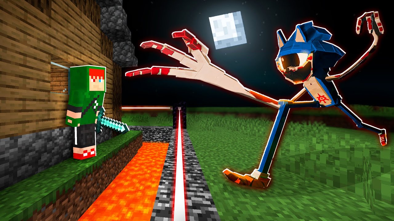 ЛУЧШАЯ ЛОВУШКА ПРОТИВ SONIC.EYX В MINECRAFT!! СМОГ ЛИ Я ВЫЖИТЬ?