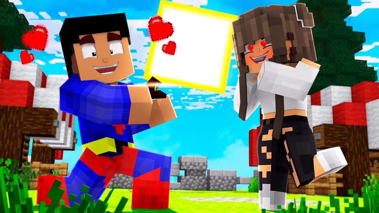 LE PIDO MATRIMONIO A MI NOVIA EN MINECRAFT TROLL 😍💍
